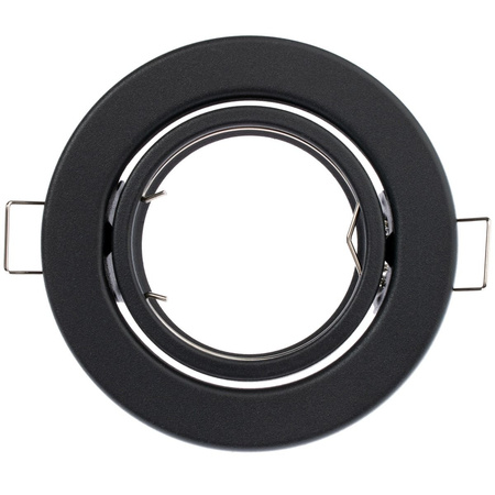 Halogenová Podhledové svítidlo GU10, MR16 Nastavitelná Kulatá Grafitový Plech LUMILED