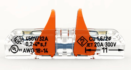 Rychlospojky WAGO Instalační konektory Sada 60 kusů - 20x 221-2411 20x 221-412 20x 20x 221-413