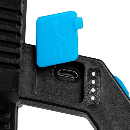 Dobíjecí LED reflektor 5W 250lm ruční světlo výkonné 4XLED+COB VA0113 VAYOX