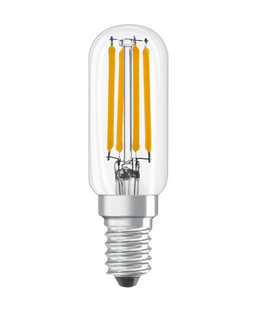 LED žárovka E14 T26 4,2W = 40W 470lm 2700K teplá bílá 300° Filament OSRAM