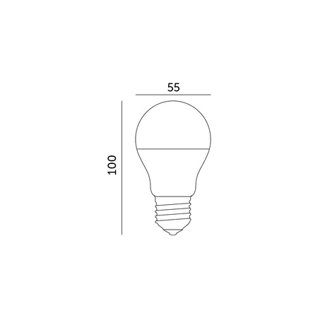 LED žárovka E27 Ball 7W 600lm 6000K Cold 240° LED2B Kobi