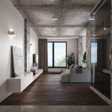 Svítidlo pro povrchovou montáž QUAD MAXI 2xGU10 Obdélníkové minimalistické bílé SOLLUX