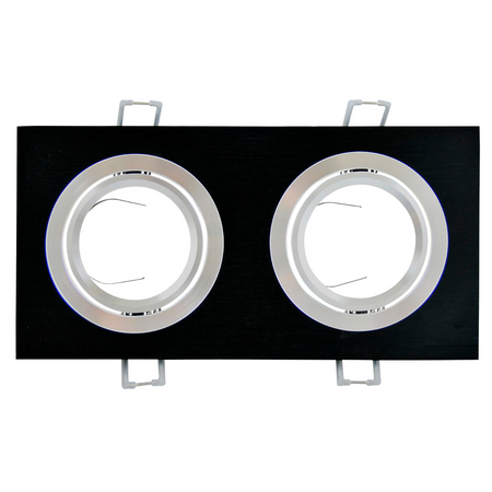 Stropní svítidlo DOUBLE SOUTH OPAL GOLDLUX (Polux) ČERNÁ GU10