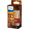 LED žárovka na svíčku E14 B35 6W = 40W 470lm 1800K Teplá bílá vlákno jantarové PHILIPS