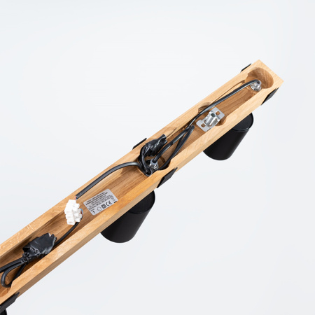 FAGER 4L 4xGU10 Spotlight Moving Black Skandinávské stropní svítidlo SOLLUX