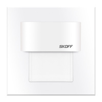 LED schodišťové svítidlo 0.4W 3000K 10V DC IP66 matná bílá TANGO MINI Skoff