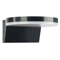 Venkovní nástěnné svítidlo LED fasádní svítidlo IP54 4000K Round Black