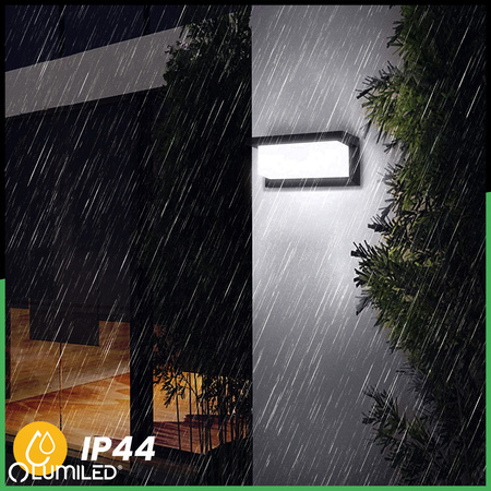 Zahradní nástěnná lampa E27, obdélníková LEVIS LUMILED