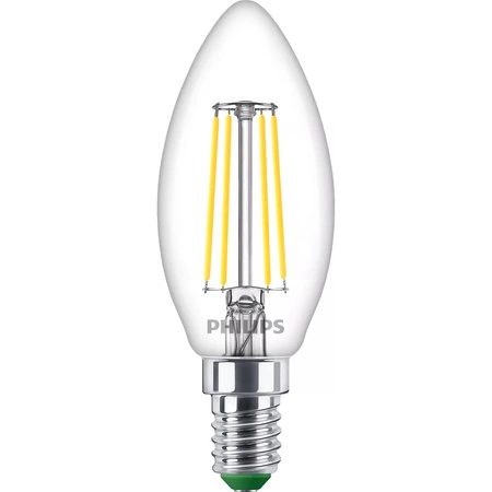 LED žárovka E14 Candle B35 2,3W = 40W 485lm 210lm/W 4000K Neutral 300° CLASS A UltraEfficient Philips