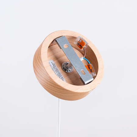 MARION E27 Bílá skandinávská závěsná lampa SOLLUX