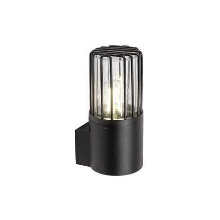 Venkovní zahradní lampa Venkovní LED svítidlo E27 E27 nástěnné IP54 černé Moderní Haren Rabalux