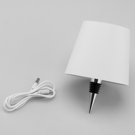 Stolní stolní lampa Noční zátka na láhev vína USB CCT 3 barvy SALCO White LUMILED