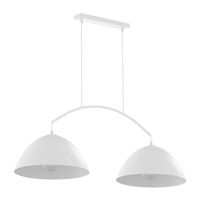 FARO NEW WHITE Lustr Závěsné stropní svítidlo bílé minimalistické 2xE27 6007 TK Lighting