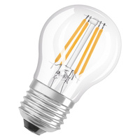 LED žárovka E27 P45 3,4W = 40W 470lm 2700K teplá 300° CRI90 stmívatelná Ledvance
