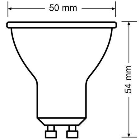 LED GU10 4.7W 350lm CCT LEDVANCE SMART+ ZigBee stmívatelná žárovka
