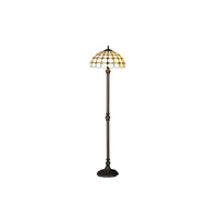 Stojací lampa 2x E27 Brown Classic Marvel 8078 Rabalux