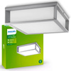 Zahradní LED venkovní stropní svítidlo SKIES myGarden 2xE27 IP44 Stropní nástěnné svítidlo šedá PHILIPS