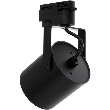 GU10 Matt Black Track reflektorová lampa pro jednofázové tratě