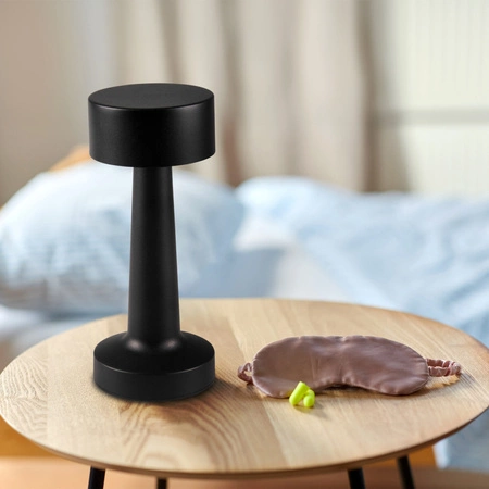 LED stolní lampa Dekorativní černá stmívatelná Jednoduše Sanico Goldlux