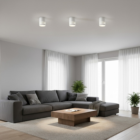 Nástěnné svítidlo HALOGENOVÉ Spot Tubus ARISA GU10 LUMILED Kulaté Bílé 80mm