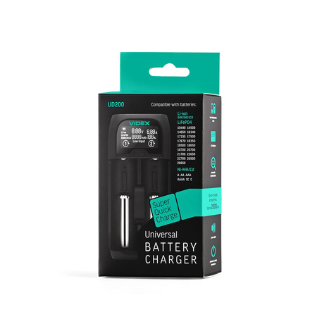 Univerzální nabíječka baterií VCH-UD200 VIDEX