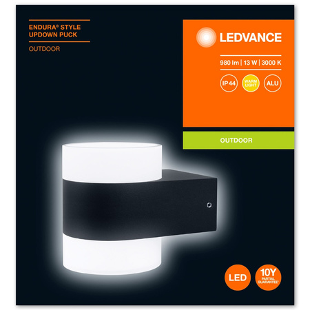 Nástěnné svítidlo 13W Endura Style UPDOWN Puck nástěnné fasádní svítidlo LEDVANCE