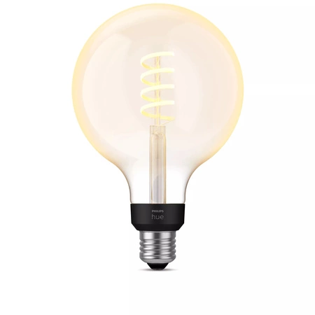 LED Globe E27 G125 7W CCT PHILIPS HUE White & Ambiance Filament Bluetooth Zigbee žárovka