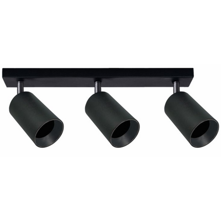 Stropní a nástěnné svítidlo LED svítidla 3 x GU10 MARIBEL Black GOLDLUX (Polux)