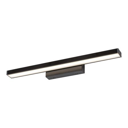 Nástěnné svítidlo LED Koupelnové svítidlo nad zrcadlo 12W 930lm 3000K Černá IP44 Minimalistický John 5732 Rabalux