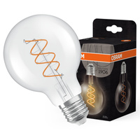 Dekorativní LED žárovka G80 Sphere E27 7,2W = 60W 806lm 2700K Warm CRI90 300° Dimmable Vintage 1906 Osram