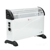 Nastavitelný elektrický konvektor 2000W TURBO bílý a černý Kobi