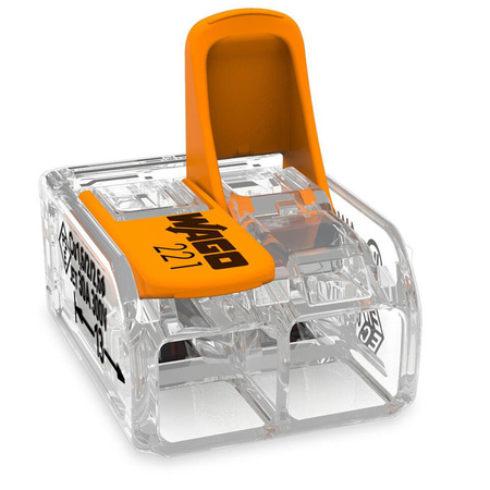 WAGO 221-612 Quick Connect Instalační konektor pro KABEL 2x0.5-6mm