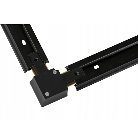 Úhlový Spojka pro Jednofázové Kolejnicové Profilové Systémy Černá LUMILED