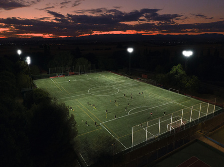 LED reflektor Venkovní reflektor Stmívatelný 900W 121000lm 5700K IP66 Šedý reflektor Ledvance