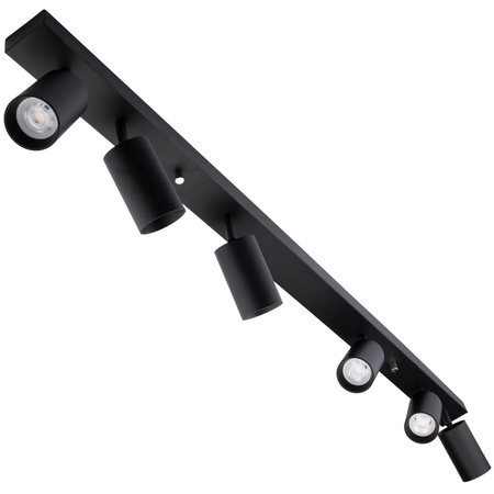 6x GU10 Stropní LED svítidlo, SPOT Reflektor Halogenová Úprava Černá QUALIS LUMILED