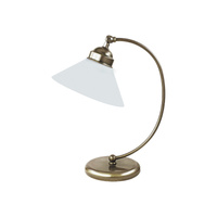 Stolní noční lampa E27 hnědá Classic Marian 2702 Rabalux