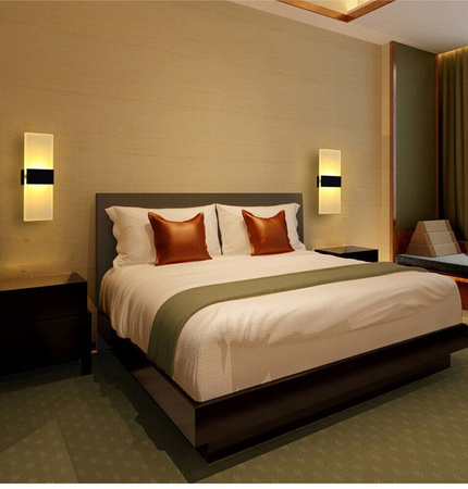 Nástěnná LED lampa nad zrcadlo 5W 360lm 4000K černá Plaxio Masterled