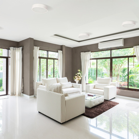 Dekorativní stropní svítidlo Plafond LED pro povrchovou montáž E27 kulaté bílé Jasmin Kanlux