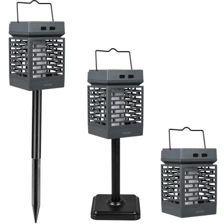 Elektrická UV solární insekticidní past Lucerna 2v1 5W na mouchy komáry hmyz VAYOX