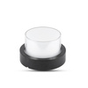 LED nástěnné svítidlo 12W 3000K IP65 černé kulaté VT-828 V-TAC