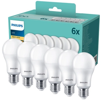 6PAK LED žárovka E27 13W = 100W 1521lm 2700K Warm PHILIPS
