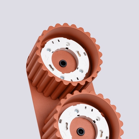 Svítidlo pro povrchovou montáž 2x GX53 hliník okrově červená Aura Deep Space SL.1803 Sollux