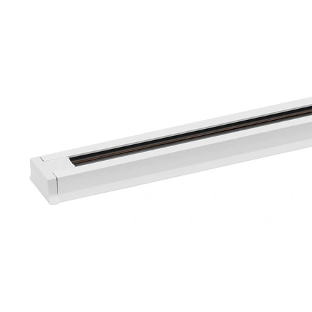 Přípojnice Bílá třífázová hliníková lišta pro kolejová bodová světla 100 cm