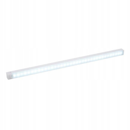 LED lišta na nábytek pod skříňovou lampu 3W 4500K s pohybovým senzorem 50cm stříbrná