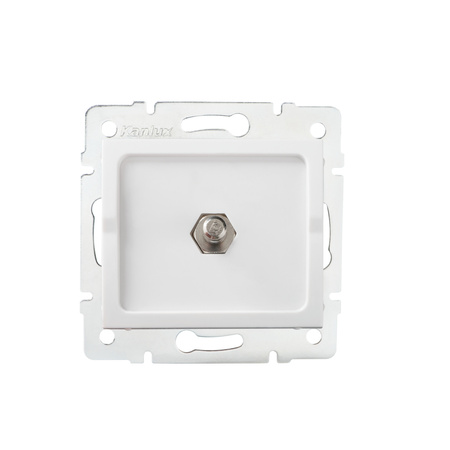 Ekvipotenciální zásuvka Square Earth White LOGI Kanlux