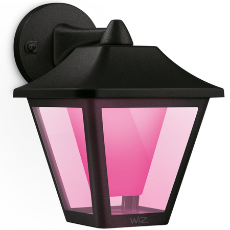 Venkovní LED fasádní nástěnné svítidlo 9,5W RGB SMART WiFi WiZ