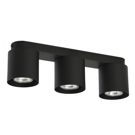VICO BLACK Spot Povrchové stropní svítidlo černé moderní 3xGU10 3413 TK Lighting