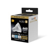 LED žárovka s reflektorem GU10 7W 630lm 6500K Cold 80° Premium Kobi