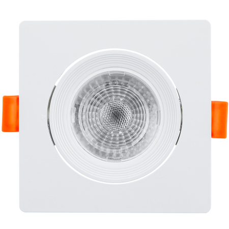 Halogenová Podhledové svítidlo GU10, MR16 Nastavitelná Čtvercová Bílá VENTUS LUMILED