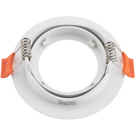 Sada halogenového vestavného svítidla VENTUS White Round + LED žárovka GU10 10W Cold 120° Lumiled